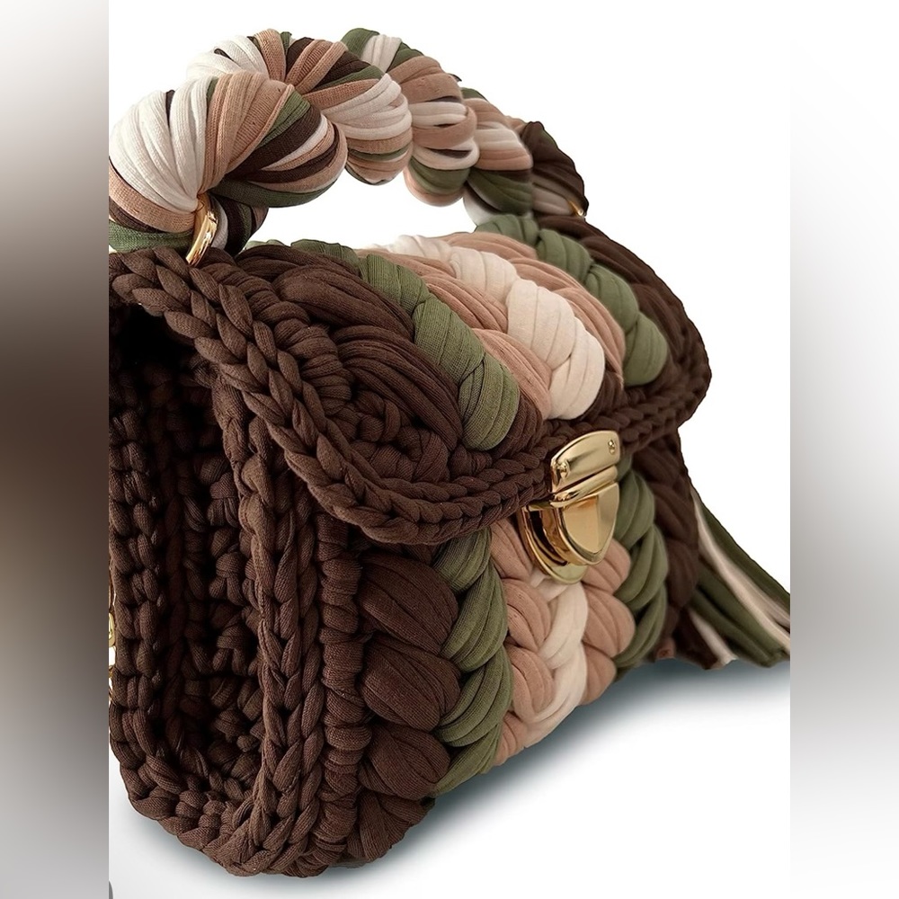 Custom Crocheted Handbag-Handcrafted - Picture 7 of 9